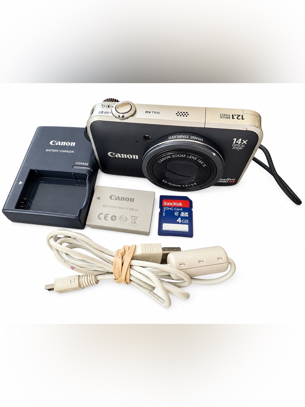 Canon PowerShot SX220 HS Digital Camera Full HD screen - Photo and video